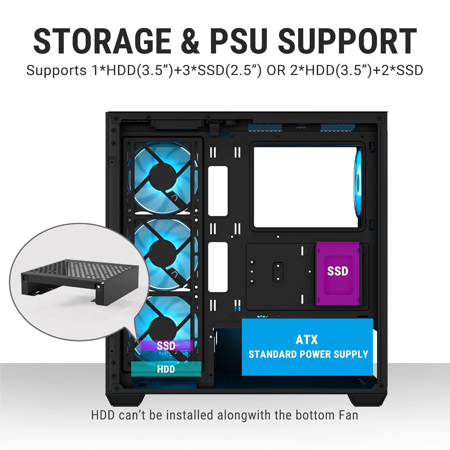 Ant Esports Crystal X7 Cabinet - Image 4